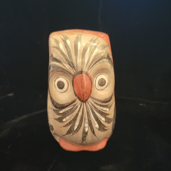 Tonola Mexican Pottery Owl - Picture 1 of 13